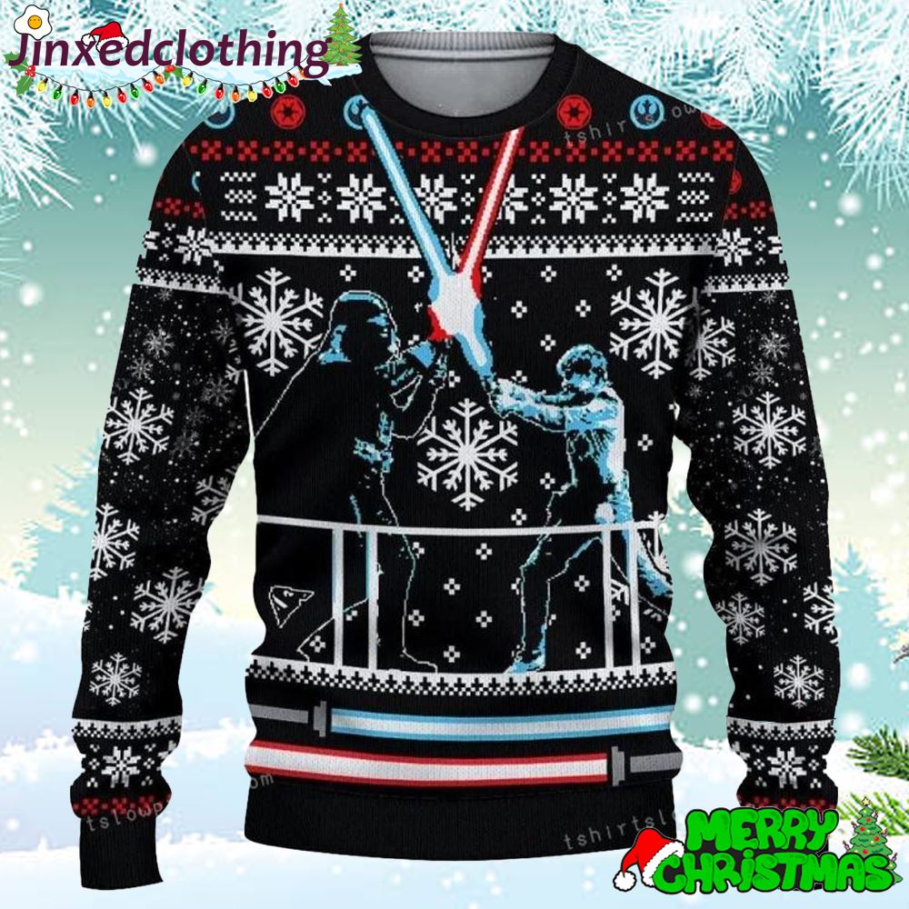 Star Wars The Battle Ugly Sweater For Woman 